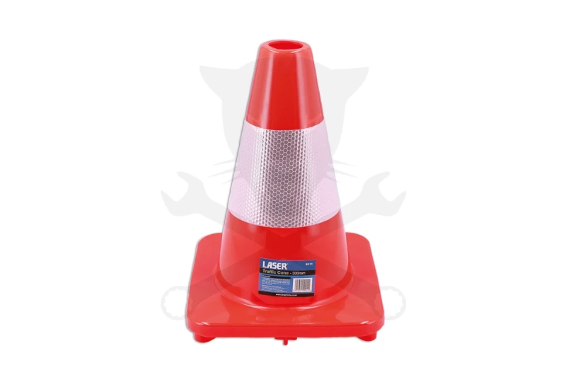 Forgalomterelő kúp  30 cm - PVC - Laser