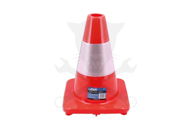 Forgalomterelő kúp 30 cm - PVC - Laser