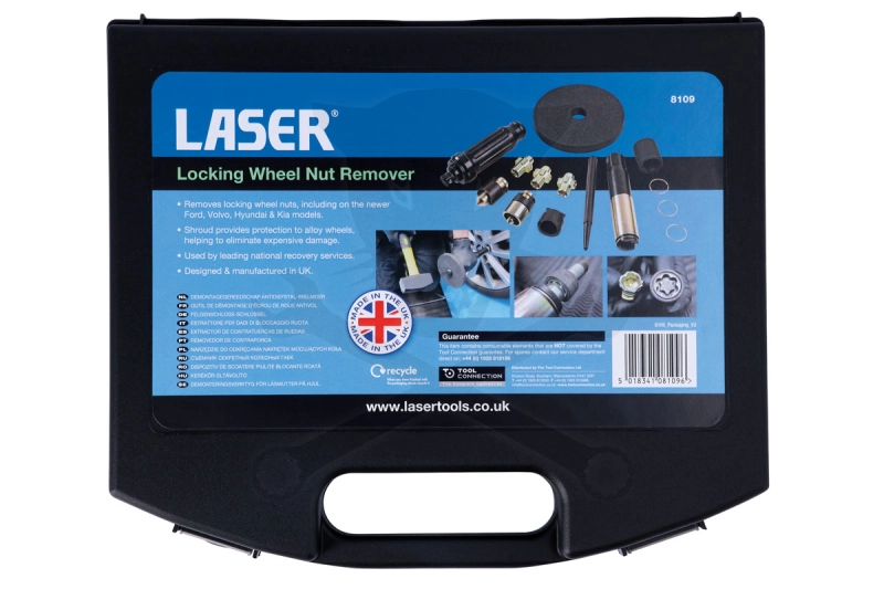 Kerékőr leszedő készlet Univerzális 17 db-os - PROFI - Made in the UK