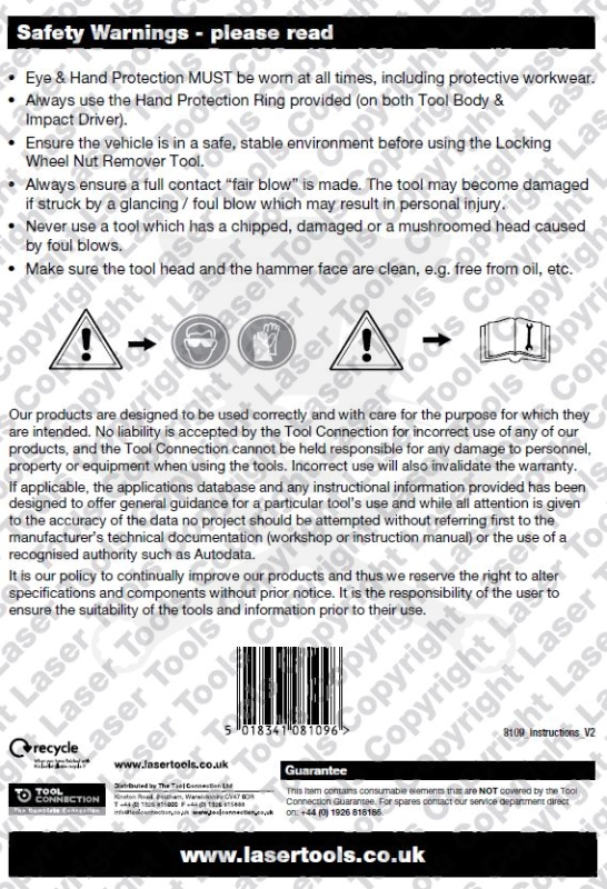 Kerékőr leszedő készlet Univerzális 17 db-os - PROFI - Made in the UK