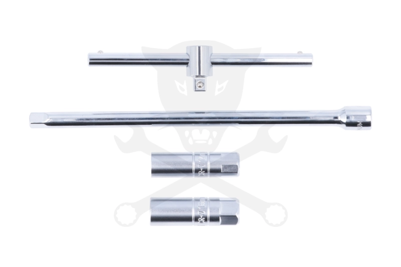 Gyújtógyertya szerelő T-fogantyús 3/8"-os készlet 4db-os - Laser