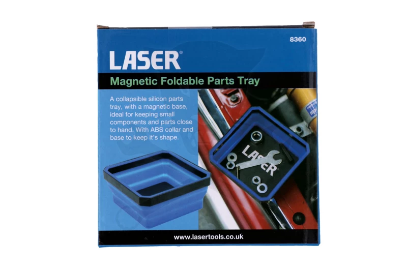 Mágneses tálca kicsi "harmónika" 115 x 115 x 50/19 mm SZILIKON -Laser