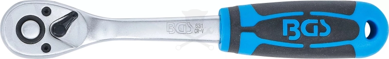 Crowa racsnis kulcs 3/8" 72 fogú hajlított BGS