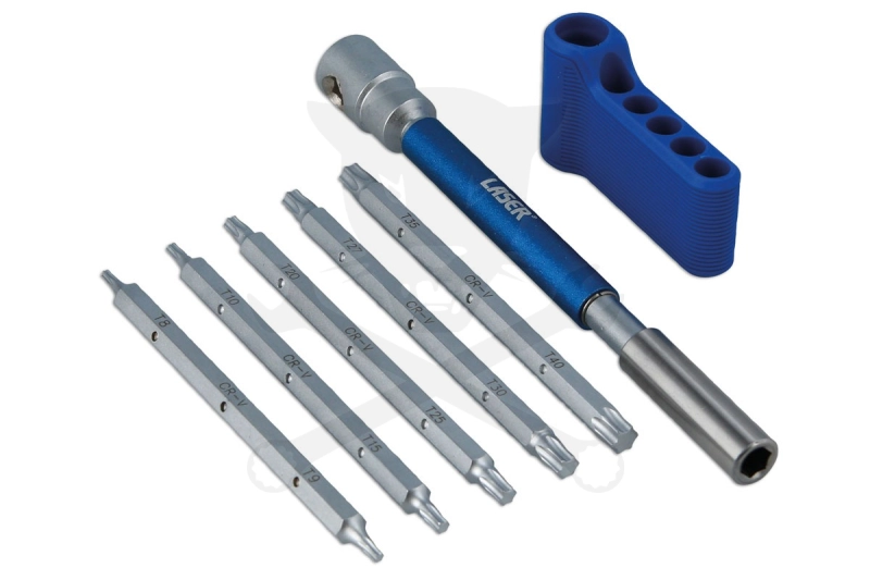 T-kulcs készlet Torx T8-T40 6 db-os készlet- Laser