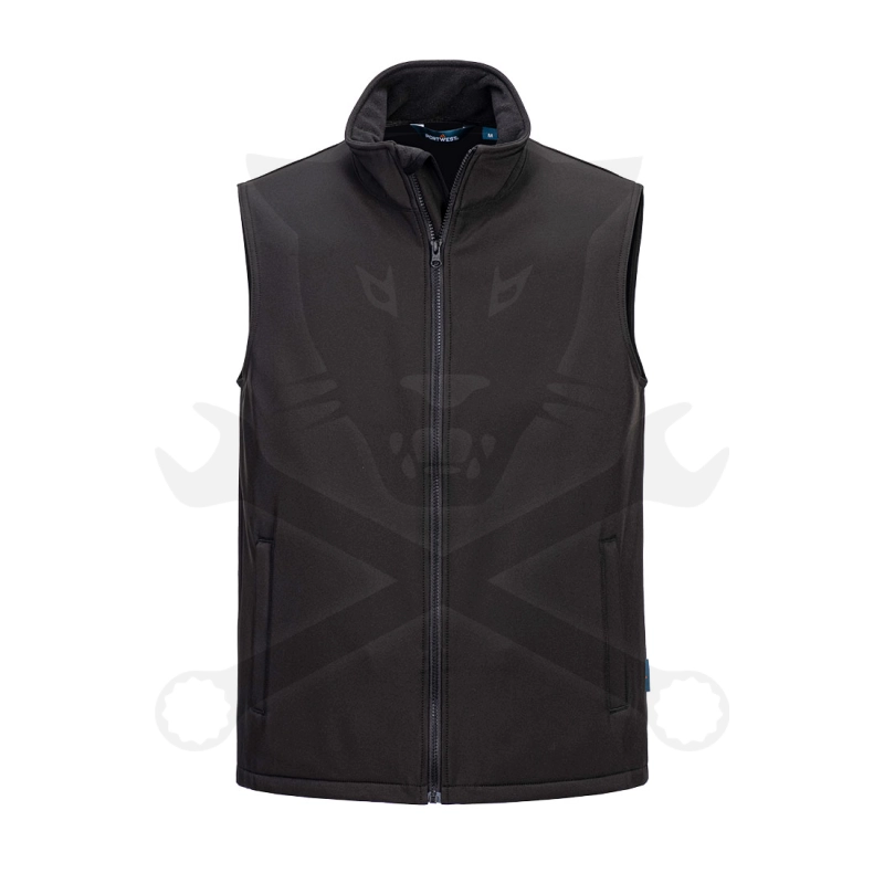 Mellény Softshell fekete XL GILET - Portwest