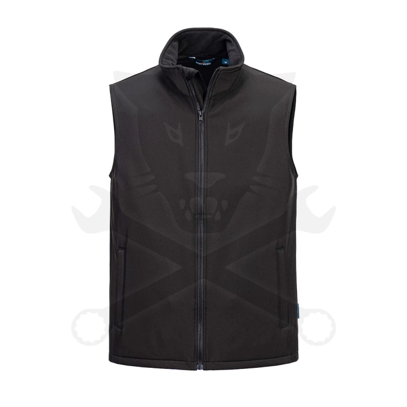 Mellény Softshell fekete  M GILET - Portwest