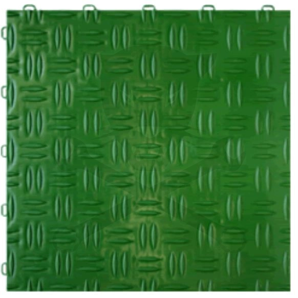 Műhelypadló - SwissDeck DiamondDeck 33,3x33,3cm Turf Green
