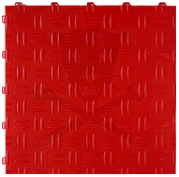 Műhelypadló - SwissDeck DiamondDeck 33,3x33,3cm Racing Red