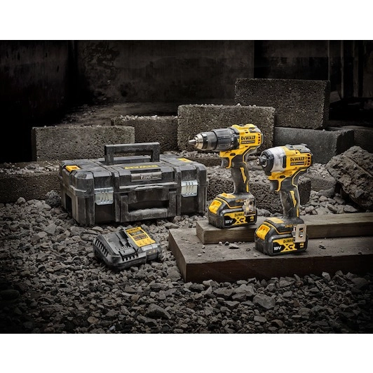 Ütvefúró-csavarbehajtó, szett akkus 18V 2db 4.0Ah - Dewalt