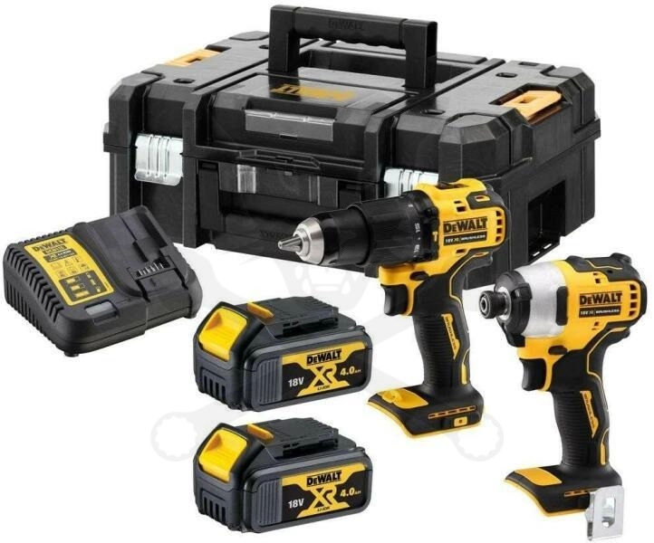 Ütvefúró-csavarbehajtó, szett akkus 18V 2db 4.0Ah - Dewalt