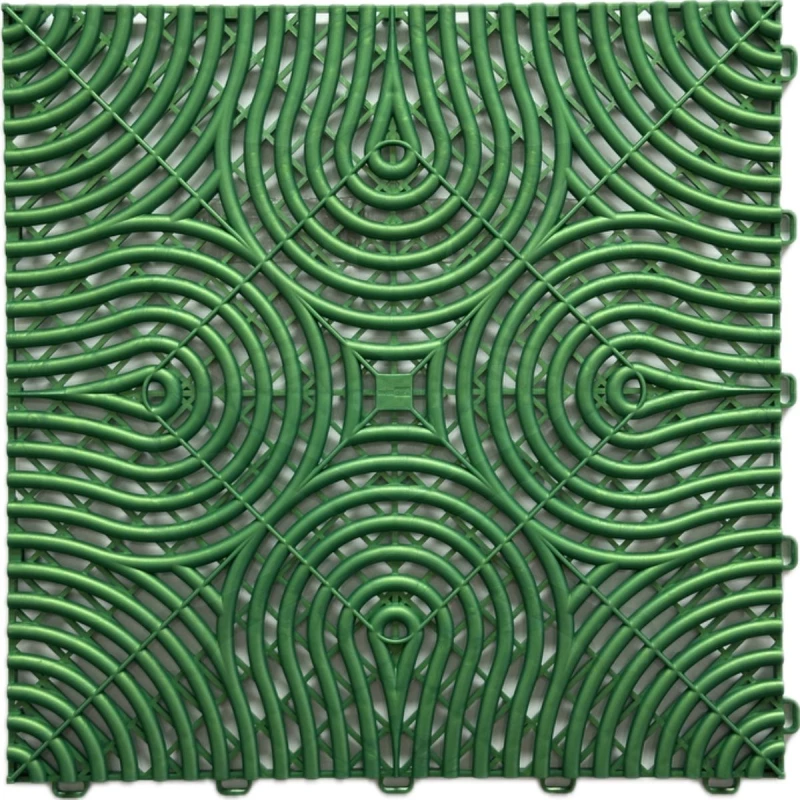 Műhelypadló - SwissDeck RibDeck Infinity 33,3x33,3cm Pearl Dark Green