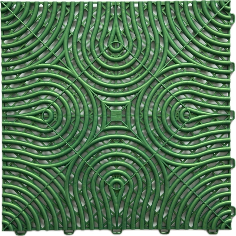 Műhelypadló - SwissDeck RibDeck Infinity 33,3x33,3cm Pearl Dark Green