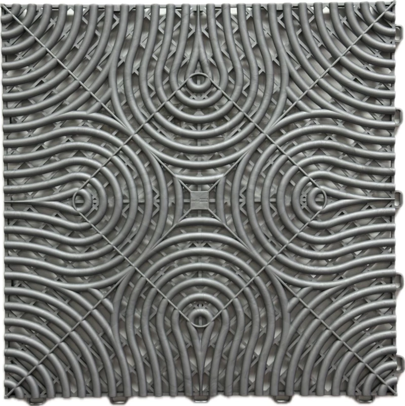 Műhelypadló - SwissDeck RibDeck Infinity 33,3x33,3cm Pearl Grey