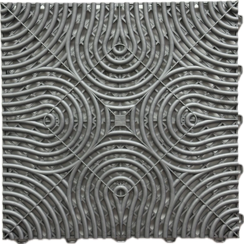 Műhelypadló - SwissDeck RibDeck Infinity 33,3x33,3cm Pearl Grey