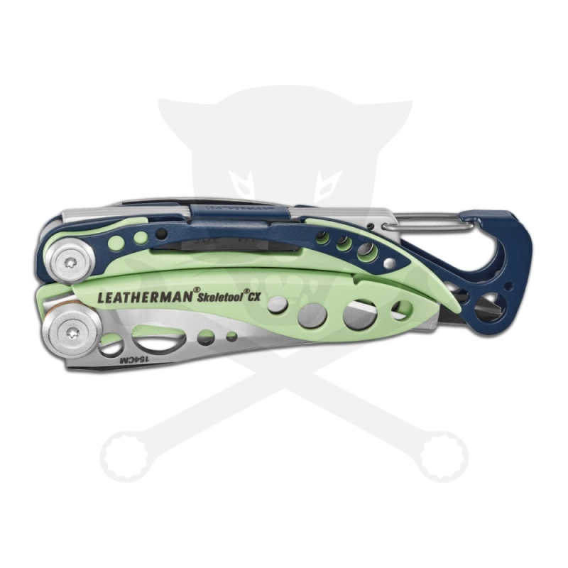 Multifunkciós szerszám Leatherman Skeletool CX Verdant