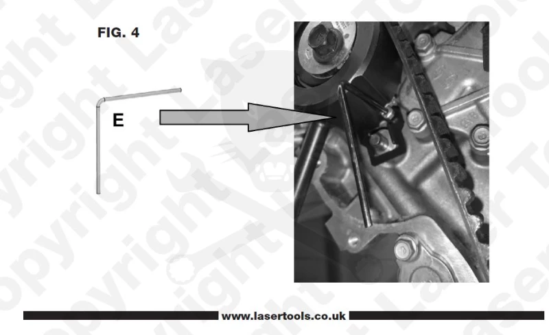 Vezérlésrögzítő készlet Hyundai, Kia 1.6 AdBlue® diesel - Laser Tools