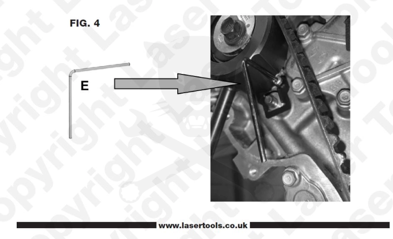 Vezérlésrögzítő készlet Hyundai, Kia 1.6 AdBlue® diesel - Laser Tools