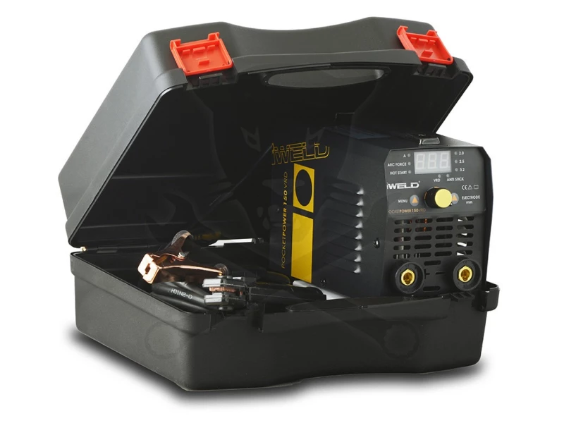 Hegesztő inverter -IGBT- Iweld Gorilla Pocketpower150 kofferes készlet