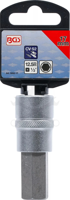 Rátűzőkulcs - crowa+bit 1/2" imbusz 17 x 70 mm BGS
