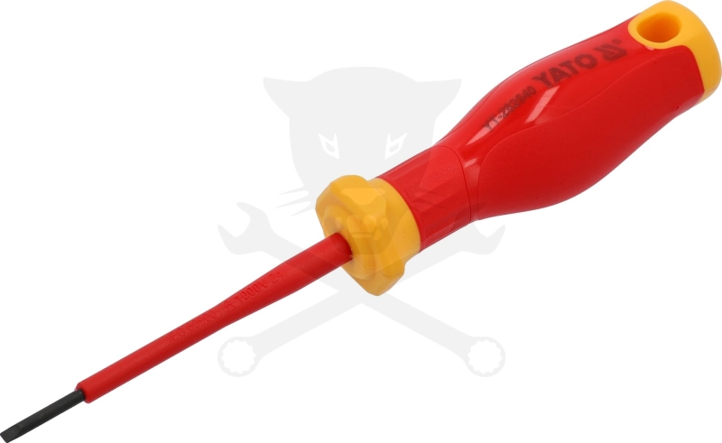 Csavarhúzó szigetelt lapos 2,5x 75 mm VDE 1000V - Slim - Yato