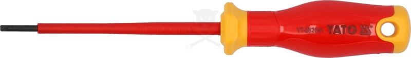 Csavarhúzó szigetelt lapos 3x100 mm VDE 1000V - Slim - Yato
