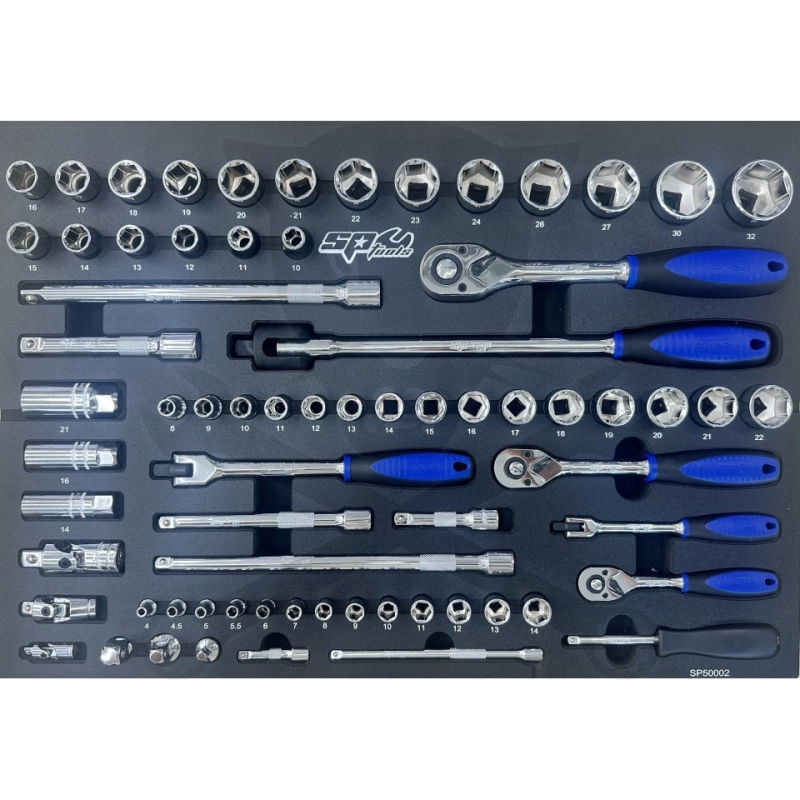 Szerszámos kocsi gyári-felszerelt 321 db-os 7 fiók CUSTOM S. ZÖLD -