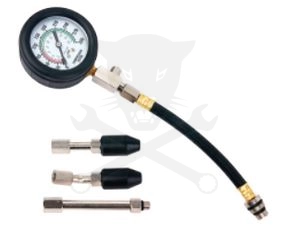 Kompressziómérő benzines + fix szár (2 db) + fix toldó - SP Tools