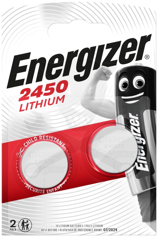 Elem 3V - CR2450 gombelem - 1 db - Li Energizer