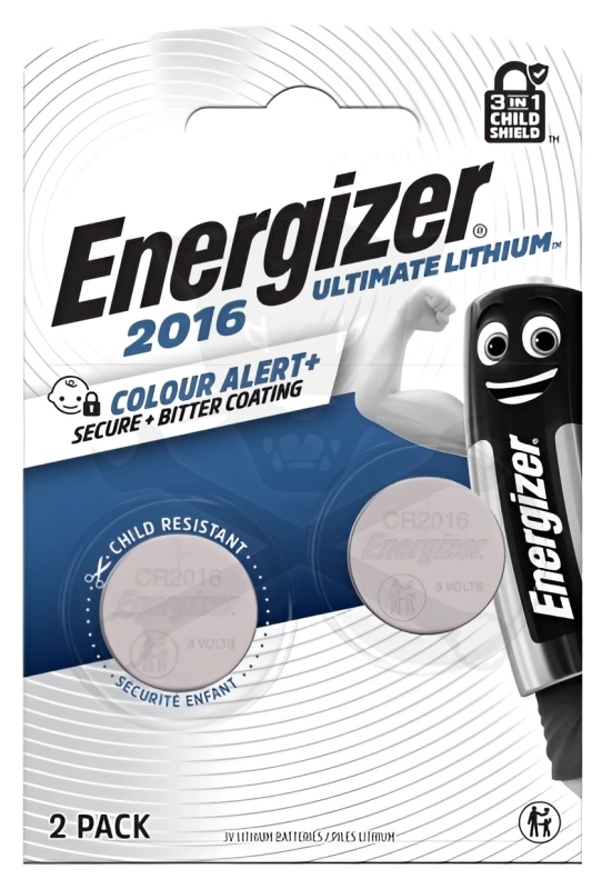 Elem 3V - CR2016 gombelem - 1 db - Li Energizer Ultimate Performance