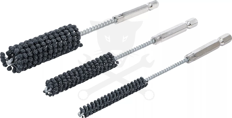 Hónolókefe fúrógépbe  8-12-20 mm, 1/4", 3 db-os - BGS