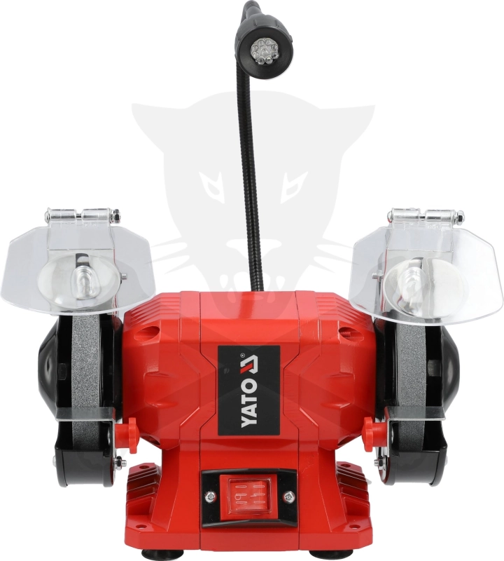 Kettős köszörű, 250 W 150 mm, géplámpával - Yato