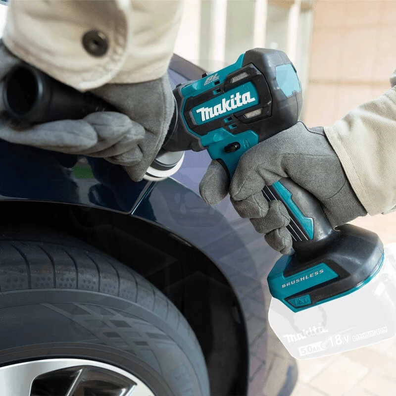 Polírozógép 18 V - 50 / 80 mm akku nélkül + koffer - Makita -