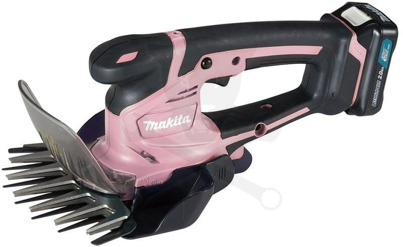 Fűszegélyvágó olló, 12V 1x2 Ah - kefementes - PINK - Makita