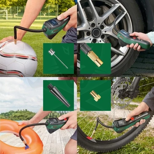 Kompresszor akkus  3,6 V 10,3 bar + 4db fej - Bosch