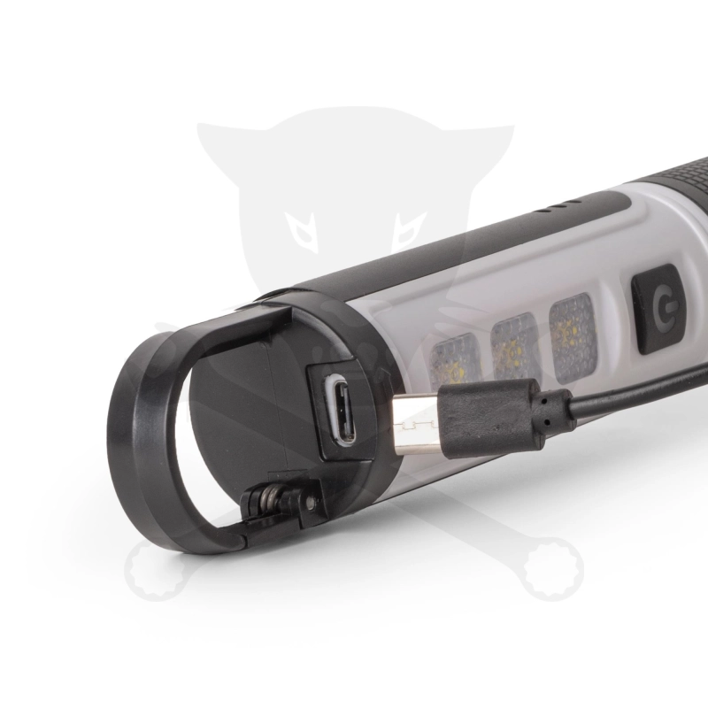 Szerelőlámpa (LED lámpa)  550 lm IP54 USB-s zoomolható - ENTAC