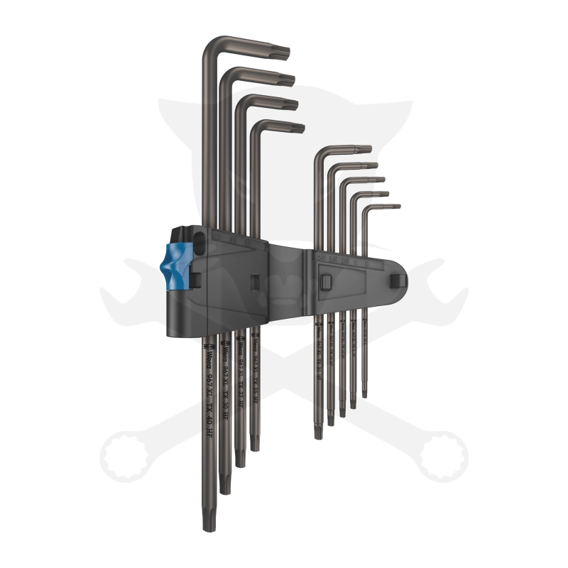 Torx kulcs készlet 9 részes T8 - T40 hosszú - Wera