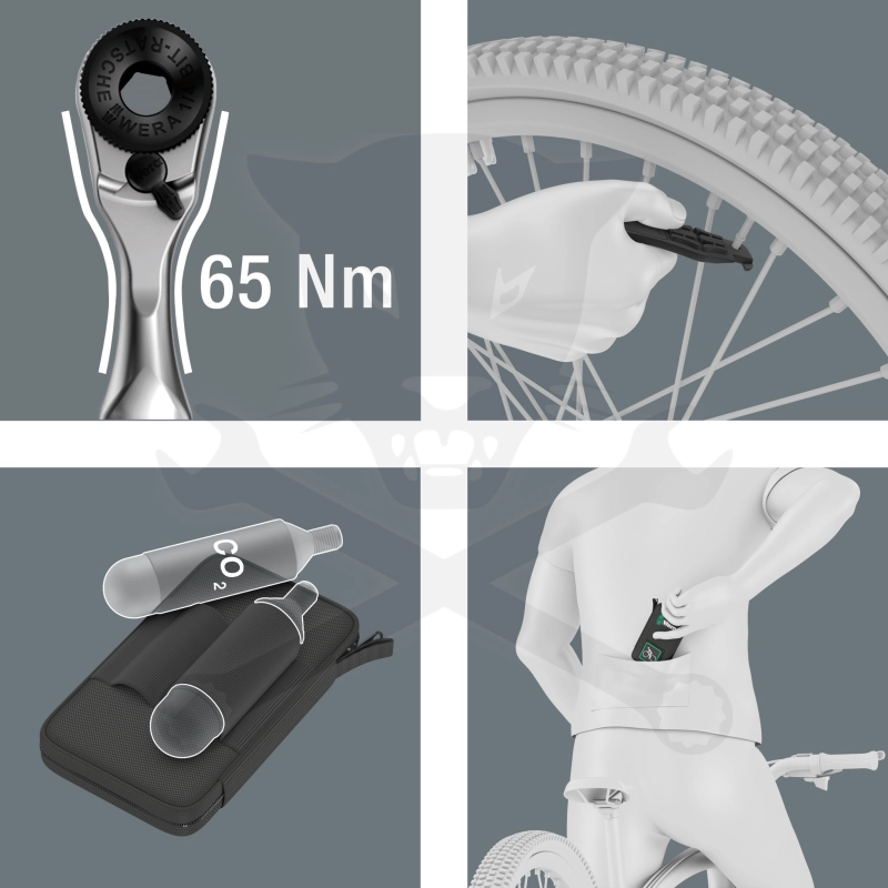 Kerékpárszerelő szerszámkészlet 40 részes Set 3 A - Wera