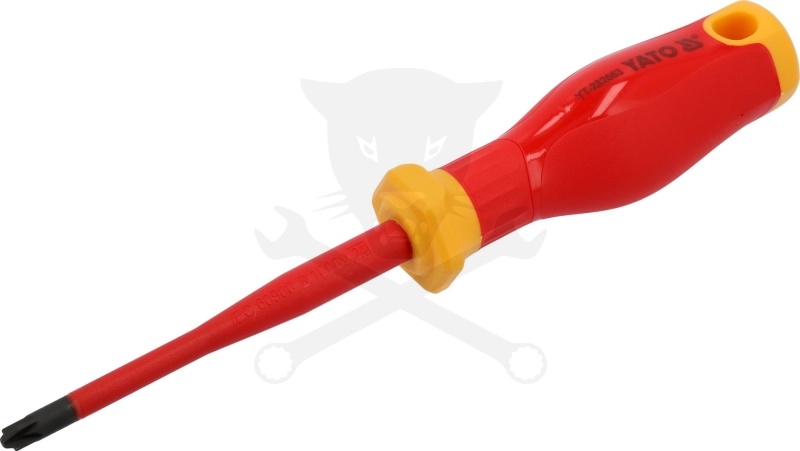 Csavarhúzó VDE 1000 V szigetelt +-/PZ2x100 mm - Slim - Yato