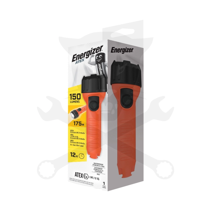 Elemlámpa Robbanásbiztos Energizer Atex 2db AA