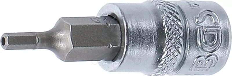 Rátűzőkulcs - crowa+bit 1/4" lyukas imbusz 2,5 mm - BGS