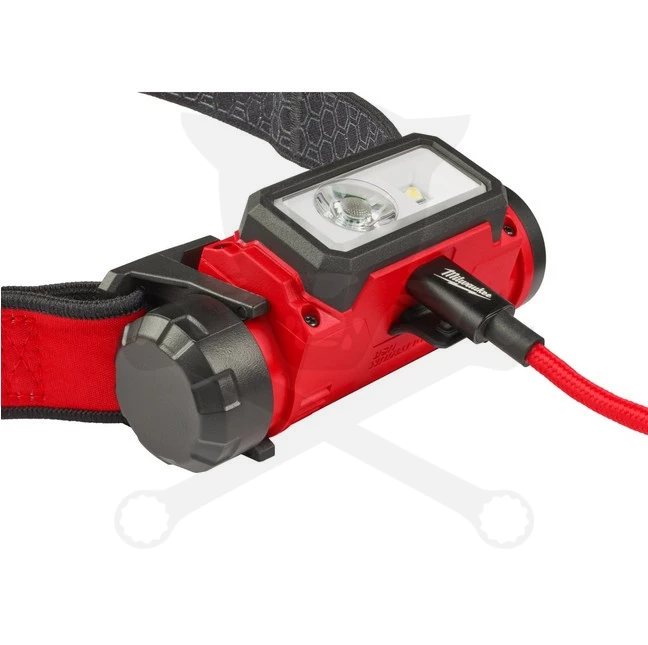 Szerelőlámpa - Fejlámpa L4 B3  600 Lumen IP54 USB L4HL2-301 - Milwa