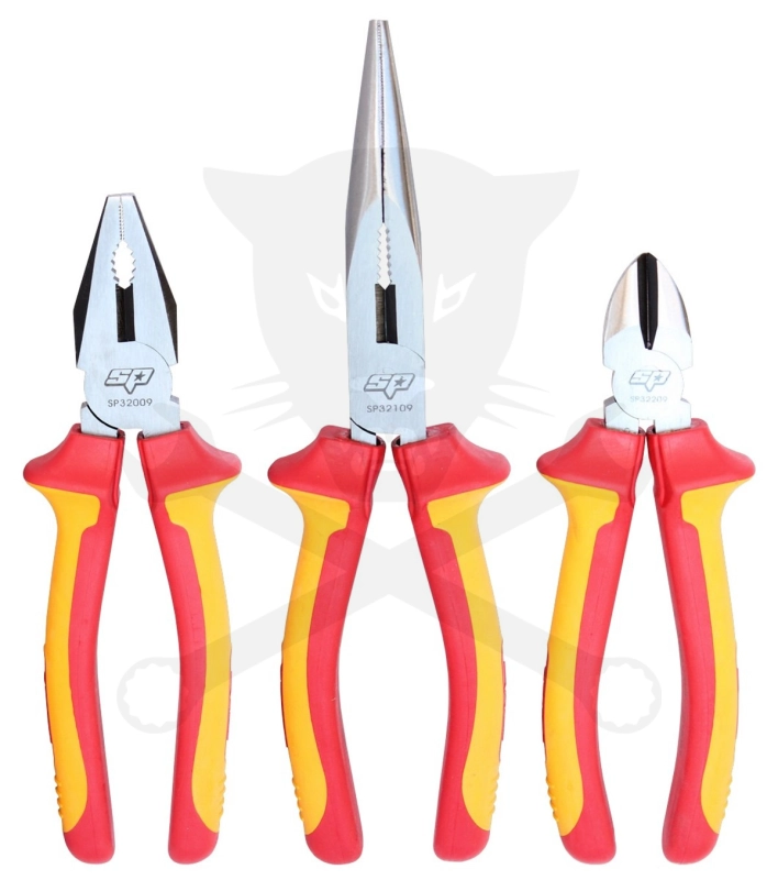 Fogó 1000V szigetelt készlet VDE 3 db-os - SP Tools