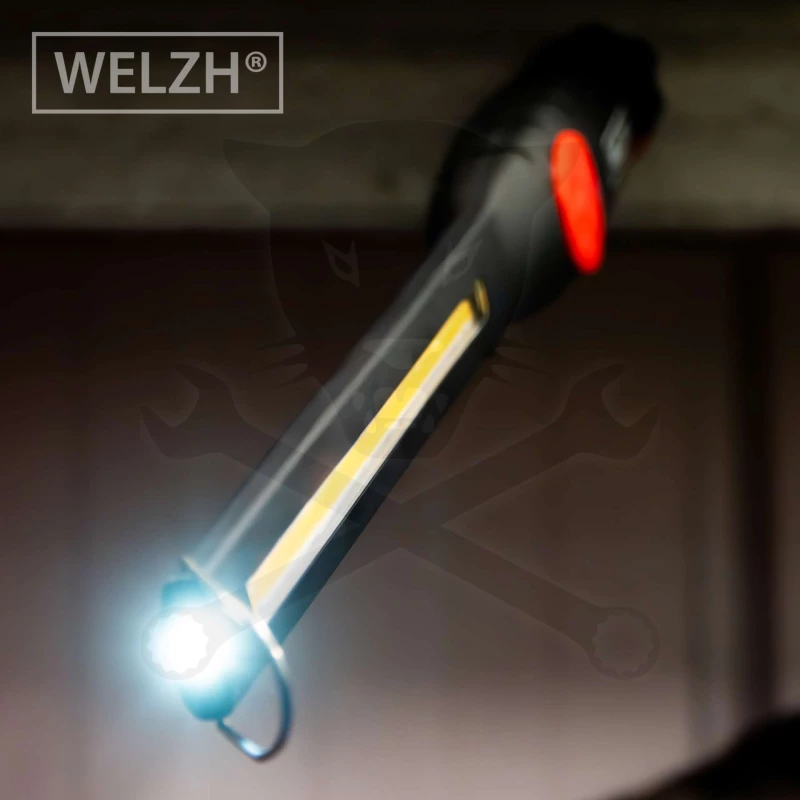 Szerelőlámpa LED  3 COB 1 SMD 500 lm + UV - dimmer, vékony