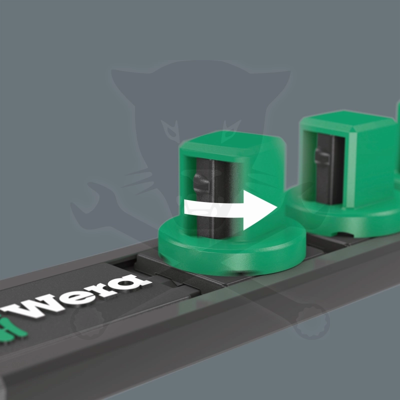 Légkulcsfej készlet 1/2" 9 db-os 13-21 mm Zyklop Impaktor - Wera