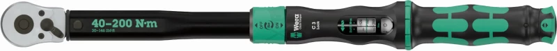 Nyomatékkulcs  40-200 Nm 1/2" - jobbos, nyomatékzáras - Wera
