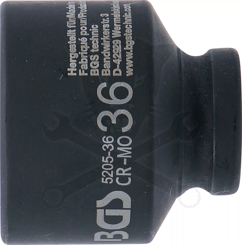 Légkulcsfej 1/2" 6 l.n. 36-os - BGS