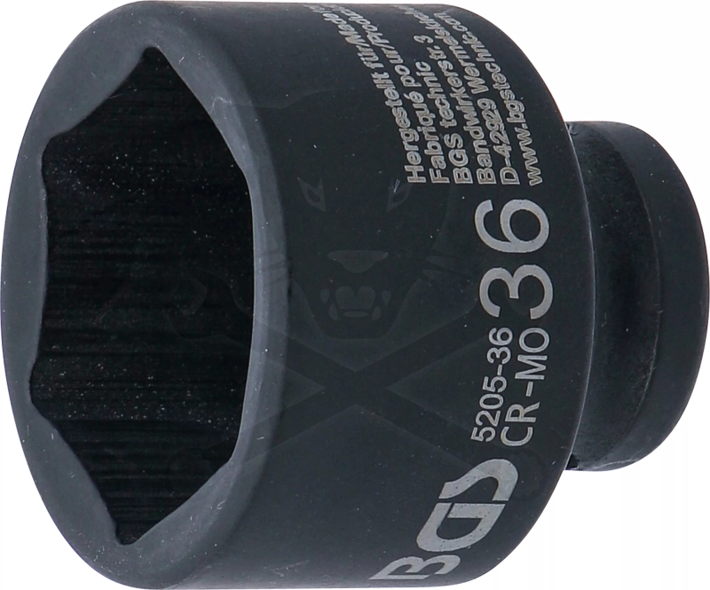 Légkulcsfej 1/2" 6 l.n. 36-os - BGS