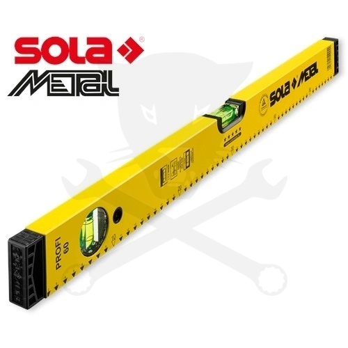 Vízmérték 1500 mm alumínium, sárga, SM Profi - SOLA