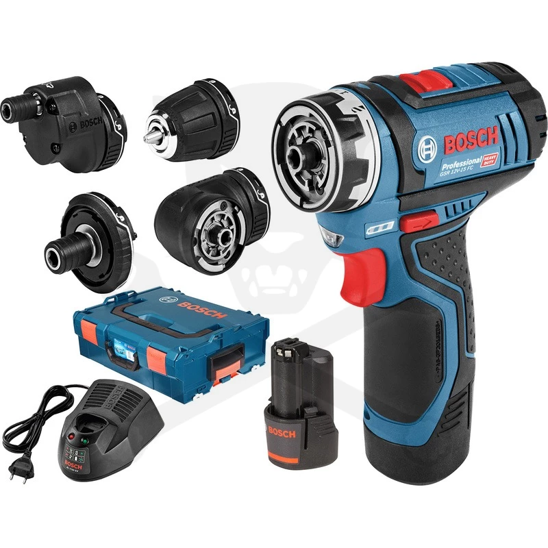 Fúró-csavarozó, akkus 12V   32 Nm 2x2.0 Ah GSR12V-32 + adapter készlet