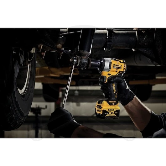 Ütvecsavarozó, akkus 12V  542 Nm 3/8 gyűrűs 1db 5Ah - DeWalt